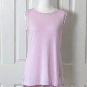 ATHLETA Women's Round Neckline Sleeveless Tank Top  Size M  Lilac  NWOT